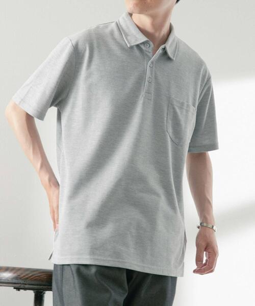 ITEMS URBANRESEARCH（アイテムズ アーバンリサーチ）の「TCカノコ ポロシャツ（ポロシャツ・メンズ・ブラック/グレー/グリーン/ネイビー・MEDIUM/LARGE）」の19枚目の写真