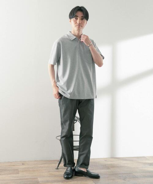 ITEMS URBANRESEARCH（アイテムズ アーバンリサーチ）の「TCカノコ ポロシャツ（ポロシャツ・メンズ・ブラック/グレー/グリーン/ネイビー・MEDIUM/LARGE）」の22枚目の写真