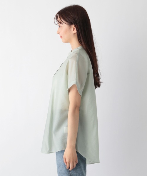 フレームワーク　日本製　バンドカラー　バルーンスリーブシャツ　フリー　美品 ANPAS シャツ MADE IN JAPAN Reflax(R) Oversize Balloon Sleeve