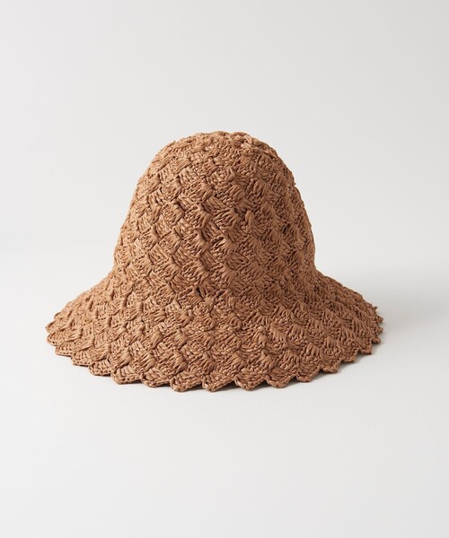 Firsthand（ファーストハンド）の「La Maison de Lyllis/ラ メゾン ド リリス BARROW / バロウ / クロシェハット（ハット・レディース・ナチュラル・ONE SIZE）」の8枚目の写真