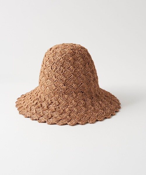 Firsthand（ファーストハンド）の「La Maison de Lyllis/ラ メゾン ド リリス BARROW / バロウ / クロシェハット（ハット・レディース・ナチュラル・ONE SIZE）」の9枚目の写真