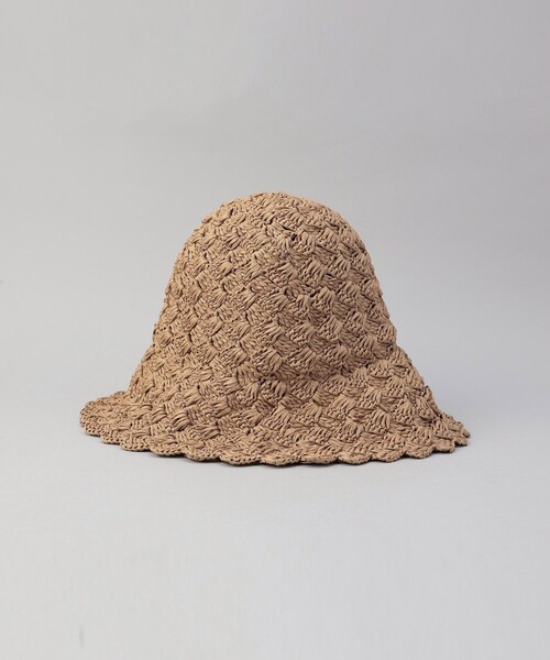 Firsthand（ファーストハンド）の「La Maison de Lyllis/ラ メゾン ド リリス BARROW / バロウ / クロシェハット（ハット・レディース・ナチュラル・ONE SIZE）」の3枚目の写真