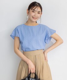 エンブロイダリーレース」に該当するシャツ/ブラウス