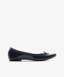 【美品】　repetto 36.5 バレエシューズ　ネイビー　青　レペット 美品】 repetto 36.5 バレエシューズ ネイビー 青 レペット