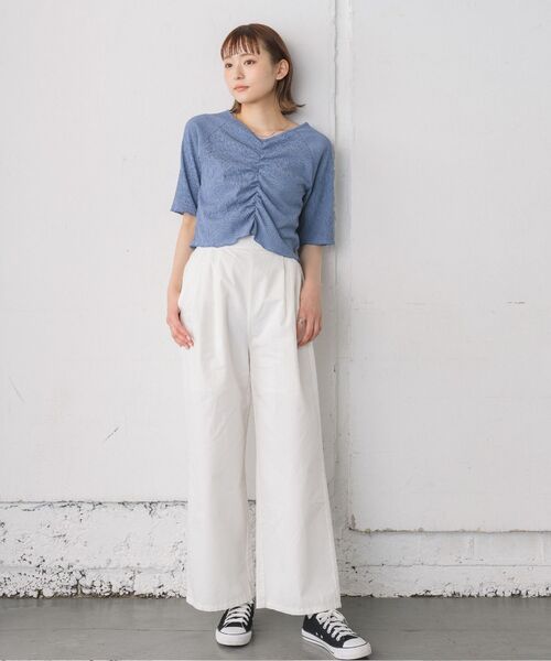 RETRO GIRL（レトロガール）の「カラーラフPT（その他パンツ・レディース・ブラック/グリーン/オフホワイト/ピンク・FREE）」の5枚目の写真