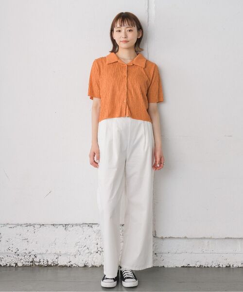 RETRO GIRL（レトロガール）の「カラーラフPT（その他パンツ・レディース・ブラック/グリーン/オフホワイト/ピンク・FREE）」の9枚目の写真