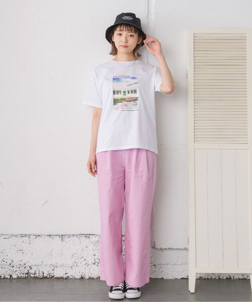 RETRO GIRL（レトロガール）の「カラーラフPT（その他パンツ・レディース・ブラック/グリーン/オフホワイト/ピンク・FREE）」の21枚目の写真