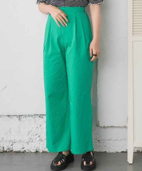 RETRO GIRL（レトロガール）の「カラーラフPT（その他パンツ・レディース・ブラック/グリーン/オフホワイト/ピンク・FREE）」の3枚目の写真