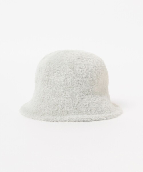 Ray BEAMS（レイビームス）の「Ray BEAMS / シャギー ベルハット（ハット・レディース・ブラック/ライトグレー・ONE SIZE）」の6枚目の写真