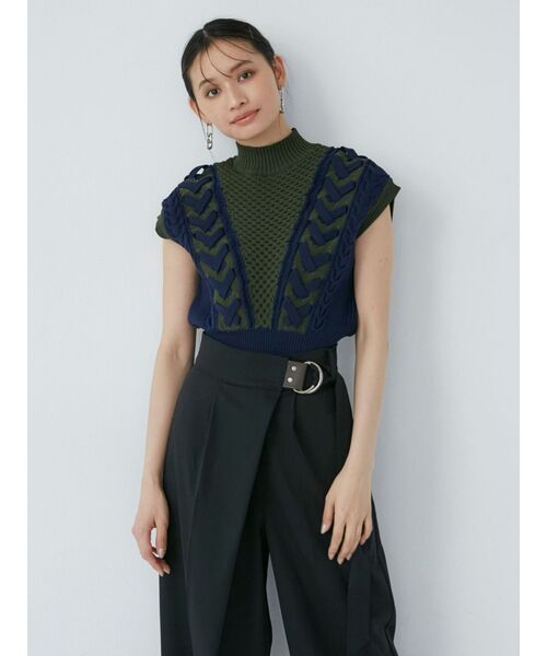 MURUA - MURUA ボリュームケーブルニット WEB限定 ITEM】ボリュームケーブルニット｜ムルーア（MURUA