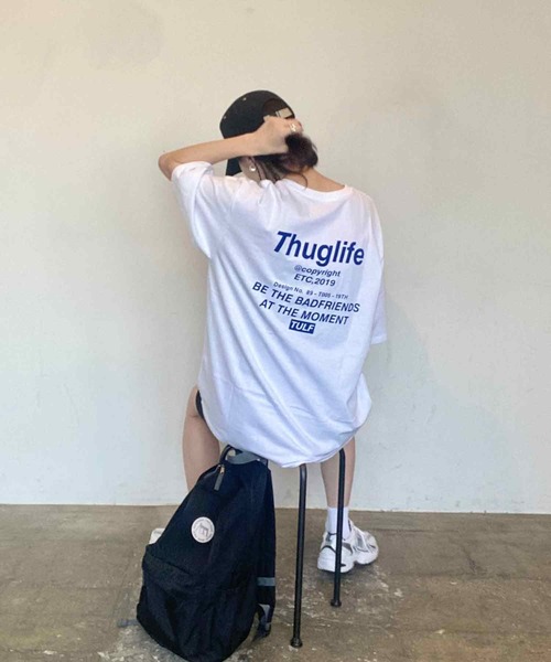 バックプリントオーバーTシャツ(kiharu select) / ロゴT バック