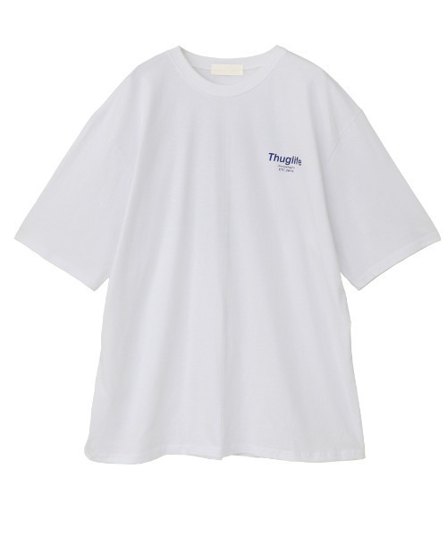 バックプリントオーバーTシャツ(kiharu select) / ロゴT バック