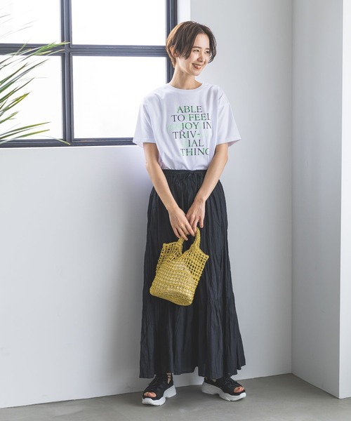 LEPSIM（レプシィム）の「カラーロゴT　906310（Tシャツ/カットソー・レディース・グレー/オフホワイト/ホワイト・FREE）」の10枚目の写真