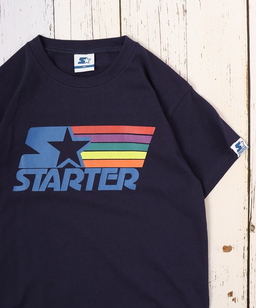 STARTER(スターター)の「STARTER プリントTシャツ 半袖 キッズ(Tシャツ/カットソー・キッズ・ホワイト/グリーン/ネイビー/ブラック系/ネイビー系/ブラック/ホワイト系/ベージュ・130/140/150/160/120/110)」の8枚目の写真