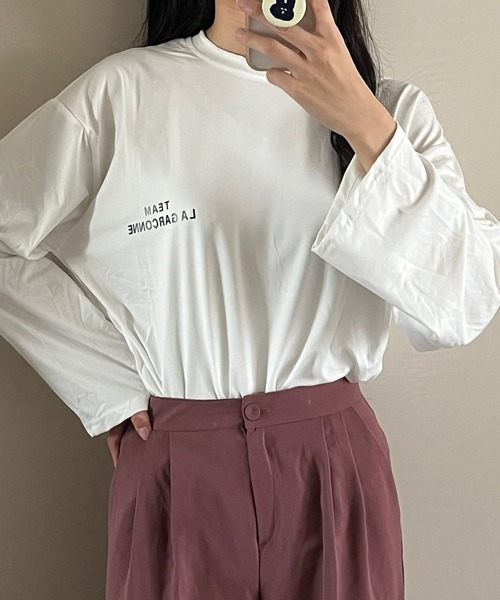 cuorequal(クオレコール)の「LAロゴTシャツ/ロンT(Tシャツ/カットソー・レディース・ホワイト・MEDIUM/LARGE/X-LARGE)」の6枚目の写真