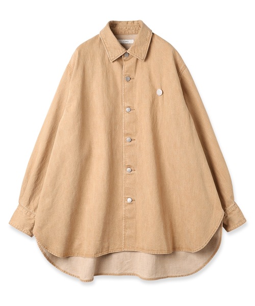 jieda OVERSIZED SHIRT JACKET イエロー　1 jieda OVERSIZED SHIRT JACKET イエロー1