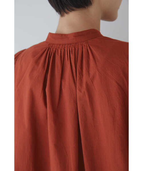 human woman(ヒューマンウーマン)の「◆フロントピンタックロングブラウス(シャツ/ブラウス・レディース・ブラウン/ホワイト・MEDIUM)」の19枚目の写真