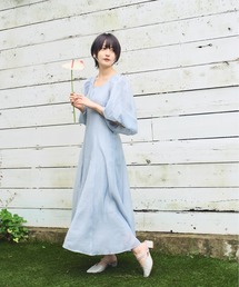 Olu. | ボリュームパフスリーブドレス(ワンピース)