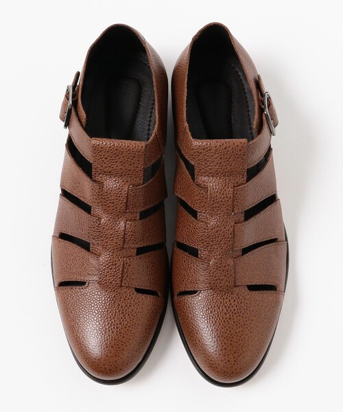 BEAMS(ビームス)の「BEAMS / スコッチレザー グルカ サンダル(ドレスシューズ・メンズ・ブラック/ブラウン・44/40/42/41/43)」の6枚目の写真