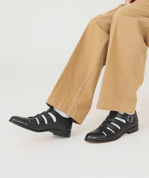 BEAMS(ビームス)の「BEAMS / スコッチレザー グルカ サンダル(ドレスシューズ・メンズ・ブラック/ブラウン・44/40/42/41/43)」の13枚目の写真