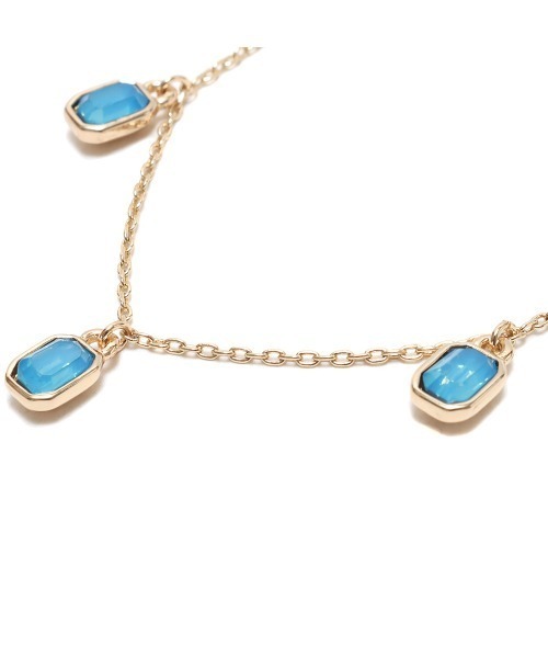 atmos pink（アトモスピンク）の「atmos pink カラーストーンネックレス（ネックレス・レディース・シルバー/ゴールド・FREE）」の2枚目の写真