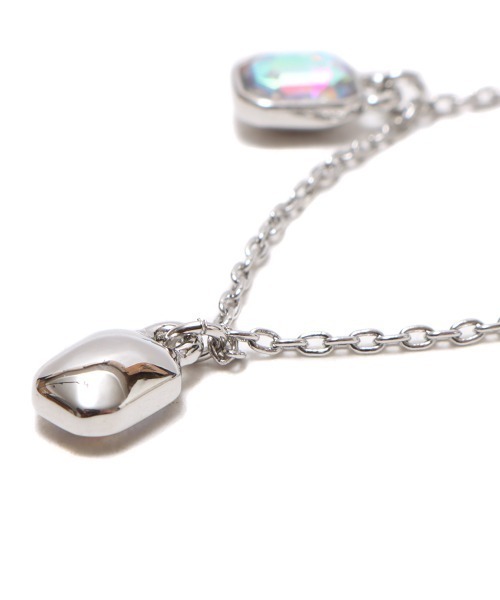 atmos pink（アトモスピンク）の「atmos pink カラーストーンネックレス（ネックレス・レディース・シルバー/ゴールド・FREE）」の12枚目の写真