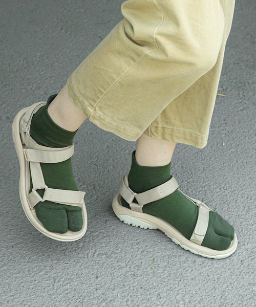 HIGHTIDE(ハイタイド)の「NODAL ノーダル コーデュラ 60/40 アンクルソックス 足袋ソックス 靴下 メンズ レディース 23~27cm(ソックス/靴下・レディース・ブルー/グリーン/その他1/オレンジ/グレー/ブラック・FREE)」の3枚目の写真