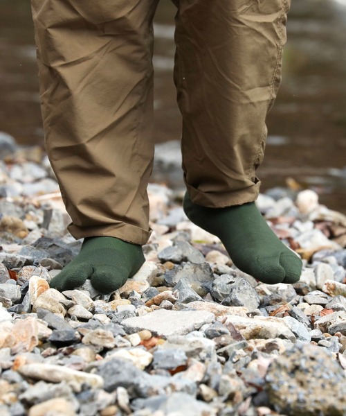 HIGHTIDE(ハイタイド)の「NODAL ノーダル コーデュラ 60/40 アンクルソックス 足袋ソックス 靴下 メンズ レディース 23~27cm(ソックス/靴下・レディース・ブルー/グリーン/その他1/オレンジ/グレー/ブラック・FREE)」の14枚目の写真