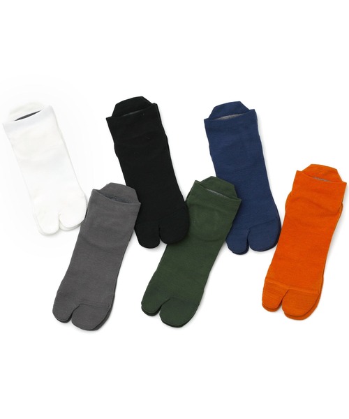 HIGHTIDE(ハイタイド)の「NODAL ノーダル コーデュラ 60/40 アンクルソックス 足袋ソックス 靴下 メンズ レディース 23~27cm(ソックス/靴下・レディース・ブルー/グリーン/その他1/オレンジ/グレー/ブラック・FREE)」の16枚目の写真