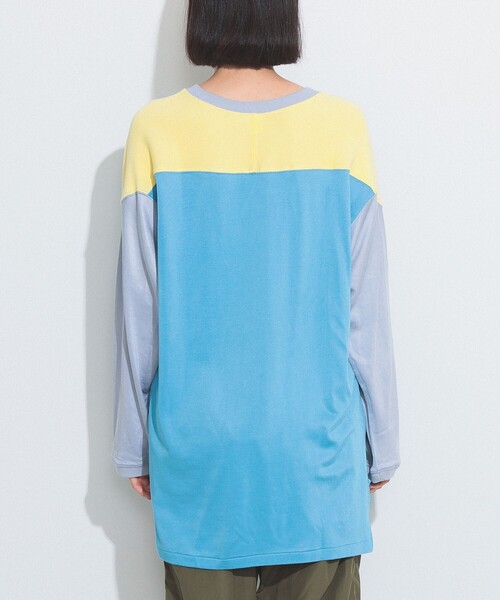 BEAMS BOY(ビームスボーイ)の「SCREEN STARS × BEAMS BOY / 別注 クレイジー フットボール Tシャツ(Tシャツ/カットソー・レディース・サックスブルー/グリーン・ONE SIZE)」の15枚目の写真