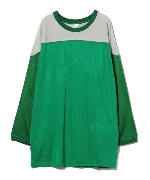 BEAMS BOY(ビームスボーイ)の「SCREEN STARS × BEAMS BOY / 別注 クレイジー フットボール Tシャツ(Tシャツ/カットソー・レディース・サックスブルー/グリーン・ONE SIZE)」の16枚目の写真