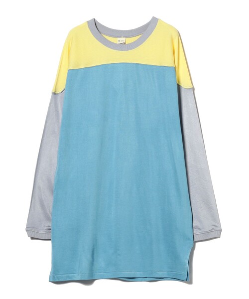 BEAMS BOY(ビームスボーイ)の「SCREEN STARS × BEAMS BOY / 別注 クレイジー フットボール Tシャツ(Tシャツ/カットソー・レディース・サックスブルー/グリーン・ONE SIZE)」の21枚目の写真