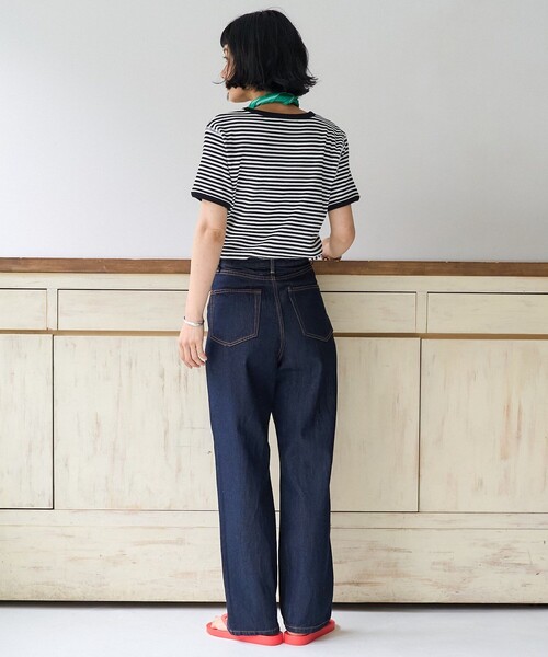 FREAK'S STORE（フリークスストア）の「ハイウエスト テーパード デニム 限定展開/ワイドデニム（デニムパンツ・レディース・ブルー/ネイビー・MEDIUM/X-SMALL/SMALL）」の15枚目の写真