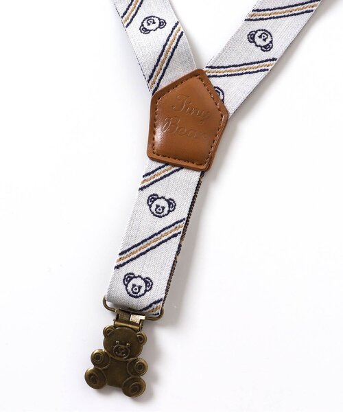 apres les cours（アプレレクール）の「tiny bear サスペンダー（サスペンダー・キッズ・ベージュ/レッド・140/95）」の16枚目の写真