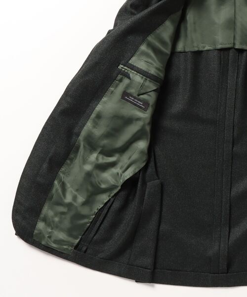 RING JACKET（リングジャケット）の「RING JACKET/別注LoroPianaソリッドグリーン3Bシングルジャケット（テーラードジャケット・メンズ・グリーン・50/46）」の3枚目の写真