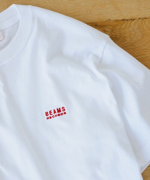 BEAMS RECORDS(ビームスレコーズ)の「BEAMS RECORDS / Embroidered LogoT-shits(Tシャツ/カットソー・メンズ・ホワイト/ブラック・M/XL/XXL/S/L)」の13枚目の写真