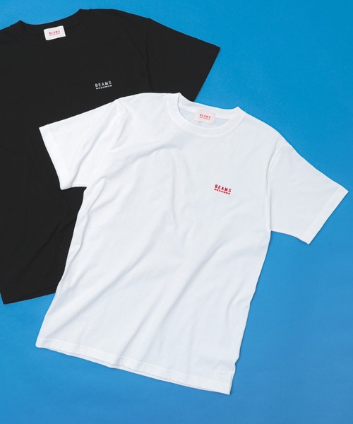 BEAMS RECORDS(ビームスレコーズ)の「BEAMS RECORDS / Embroidered LogoT-shits(Tシャツ/カットソー・メンズ・ホワイト/ブラック・M/XL/XXL/S/L)」の1枚目の写真