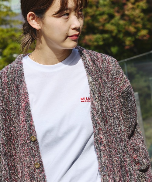 BEAMS RECORDS(ビームスレコーズ)の「BEAMS RECORDS / Embroidered LogoT-shits(Tシャツ/カットソー・メンズ・ホワイト/ブラック・M/XL/XXL/S/L)」の8枚目の写真