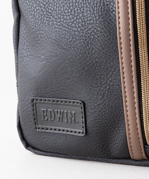 EDWIN(エドウィン)の「【EDWIN/エドウィン】別注 PUボディバッグ ビジネス カジュアル(ボディバッグ/ウエストポーチ・メンズ・ブラック/ネイビー/カーキ・FREE)」の6枚目の写真
