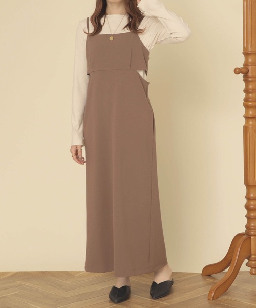 mil（ミル）の「【150㎝前後の小柄さんサイズ】袖スリットリブカットソー（Tシャツ/カットソー・レディース・モカ/ブラック/アイボリー・XS/S）」の4枚目の写真