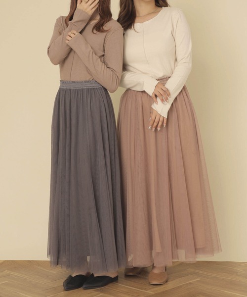 mil（ミル）の「【150㎝前後の小柄さんサイズ】袖スリットリブカットソー（Tシャツ/カットソー・レディース・モカ/ブラック/アイボリー・XS/S）」の10枚目の写真