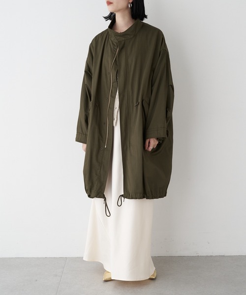 SHENERY（シーナリー）の「モッズコート（モッズコート・レディース・ライトグレー/カーキ/ブラック・38/36）」の6枚目の写真