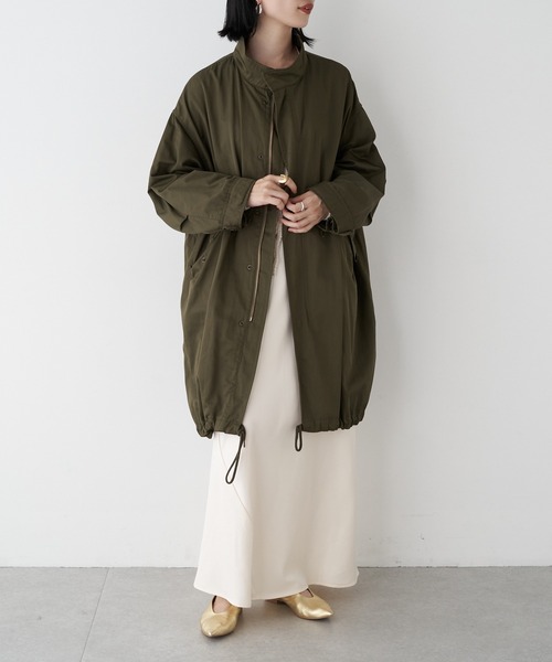 SHENERY（シーナリー）の「モッズコート（モッズコート・レディース・ライトグレー/カーキ/ブラック・38/36）」の4枚目の写真