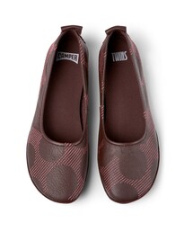 CAMPER カンペール フラットパンプス 36 アーモンドトゥ ブラウン 本革 CAMPER カンペール フラットパンプス 36 アーモンドトゥ