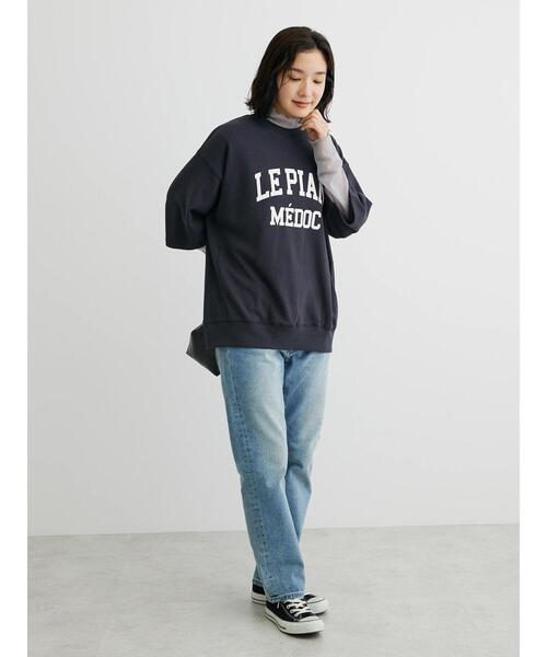 Green　Parks（グリーンパークス）の「ストレートデニムパンツ（デニムパンツ・レディース・インディゴブルー/ワンウォッシュ・L/M/S）」の3枚目の写真