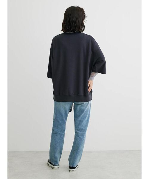 Green　Parks（グリーンパークス）の「ストレートデニムパンツ（デニムパンツ・レディース・インディゴブルー/ワンウォッシュ・L/M/S）」の5枚目の写真