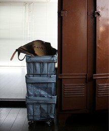 BRID（ブリッド）の「.ブリッド デニム ランドリーバスケット 収納 / BRID DENIM STACKING  BASKET with CASTER［02］（収納グッズ・メンズ）」