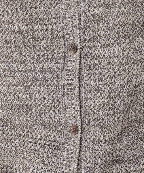 studio CLIP(スタディオクリップ)の「5ゲージミックスヤーンフレンチカーディガン(カーディガン/ボレロ・レディース・ネイビー/ブラウン/イエロー・FREE)」の17枚目の写真