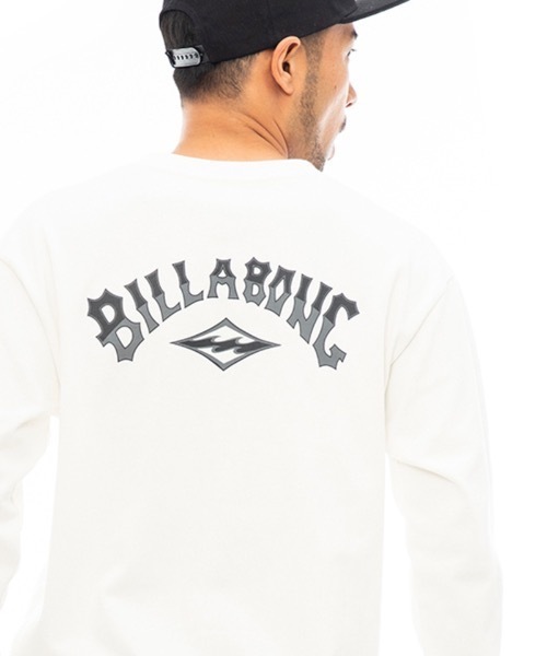 BILLABONG（ビラボン）の「BILLABONG メンズ 【BAD DOG】 WORK LS ロンＴ 【2023年秋冬モデル】/ビラボンアーチブランドロゴバックプリントロングスリーブTシャツ（Tシャツ/カットソー・メンズ・ブラック/ダークグリーン/オフホワイト・MEDIUM/LARGE/X-LARGE）」の9枚目の写真