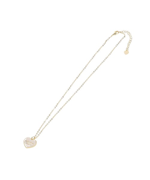 MILKFED.（ミルクフェド）の「HEART LOGO NECKLACE（ネックレス・レディース・ブラック/レッド/ホワイト・ONE SIZE）」の6枚目の写真